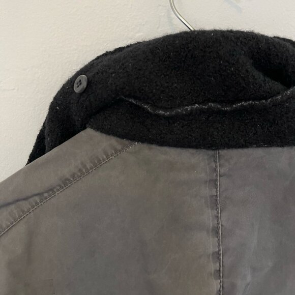 Transit Uomo Men's Medium Khaki Green Trench Coat Avant Garde Italian Designer M - Picture 3 of 5